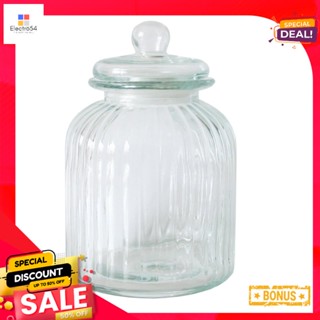 โหลแก้วริ้วตรงฝาแก้ว JAR3500มล.STRIP3500ML. 1X1