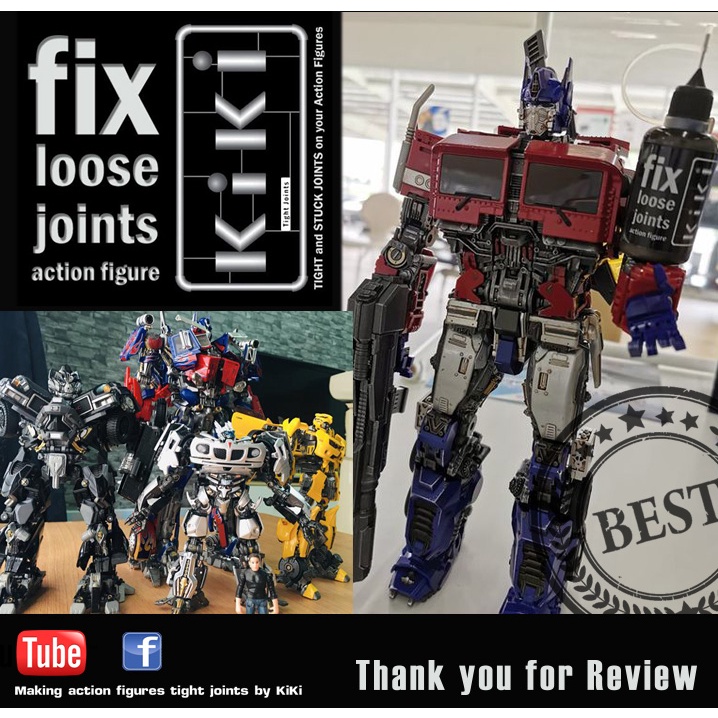 น้ำยาแก้หลวม kiki สำหรับ tranformers และ งานหุ่นประกอบ แอ็คชั่นฟิกเกอร์ kiki fix loose joints