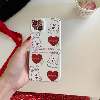 เคสโทรศัพท์มือถือ tpu แบบนิ่ม ลายกระต่าย สําหรับ iPhone 13promax 13pro 13 14 14promax 14pro 11 11PROMAX 12 12PRO 12PROMAX