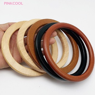 Pinkcool อะไหล่หูหิ้วกระเป๋า แบบไม้แข็ง แฮนด์เมด DIY สําหรับกระเป๋าถือ และกระเป๋าถือ