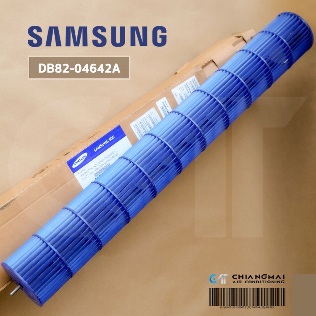 DB82-04642A ใบพัดลมคอยล์เย็น SAMSUNG ใบพัดลมโพรงกระรอก โบเวอร์แอร์ซัมซุง (Ø94 x 605 mm.)