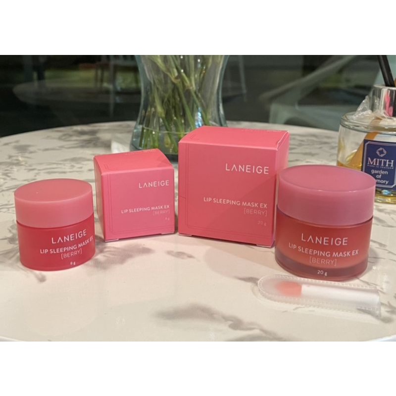 ของแท้ Laneige Lip Sleeping Mask Ex (Berry) 8g, 20g (ฉลากไทยมีกล่อง)
