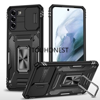 เคส Samsung Galaxy S21 Ultra เคส Samsung A22 เคส Samsung A23 เคส Samsung M32 Case Samsung M22 Case Samsung S21 Plus Luxury Armor Shockproof Stand Holder Back Cover Cool Hard Shell Phone Case โทรศัพท์มือถือแบบแข็ง กันกระแทก พร้อมขาตั้ง หรูหรา สําหรับ