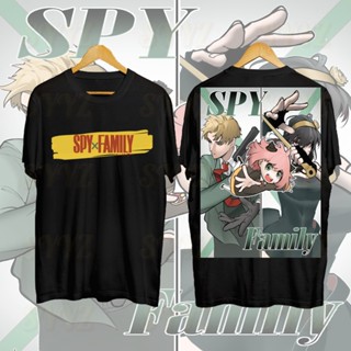 Anime Shirt Spy X Family Anya Forger T Shirt Round Neck Cartoon Round Neck Trendy_05