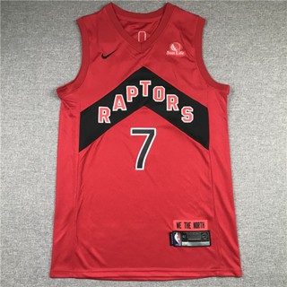 ขายดี 【10 แบบ】เสื้อกีฬาบาสเก็ตบอล ลาย NBA jersey Toronto Raptors No.7 LOWRY BCamkf67BFpiln31 สีแดง 2021