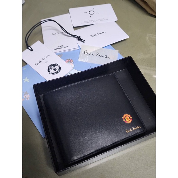 กระเป๋าสตางค์ ผู้ชาย แบบ Bifold แบรนด์ Paul Smith for Manchester United