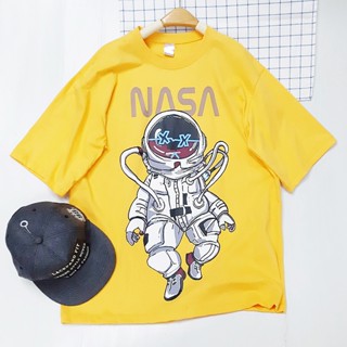 เสื้อยืด Oversize ผ้า Cotton 100% ลาย NASA