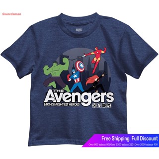 Swordsman Marvelเสื้อยืดผู้ชายและผู้หญิง Marvel Avengers Captain America Iron Man Hulk Black Widow Boys T-Shirt Mar_11