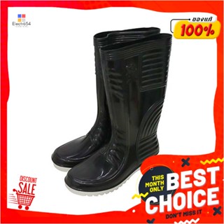 RUBBER รองเท้าบูท ตราจานบิน 14 นิ้ว #11.5 สีดำRUBBER BOOTS FLYING SAUCER 14” #11.5 BLACK