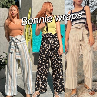 Bonnie wrap pants / กางเกงขายาวทรงกระบอก กางเกงทรงเล