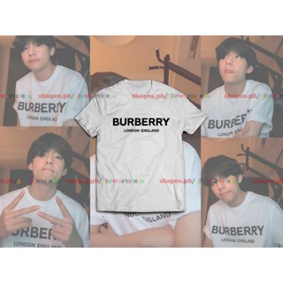 Bangtan V BURBERRY WHITE Inspired shirt_01