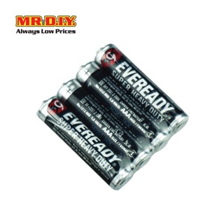 EVEREADY Super Heavy Duty ถ่านไฟฉาย AAA 1.5 โวลต์ (4 ก้อน/แพ็ก)