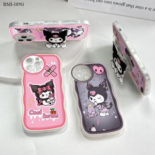 Xiaomi Redmi 10 10C 10A 9 9A 9C 8 6A 5A 4A 5G สำหรับ Case Cartoon Kuromi With Holder เคส เคสโทรศัพท์ เคสมือถือ  Protective Shell Shockproof Casing Full Back Cover Soft Cases