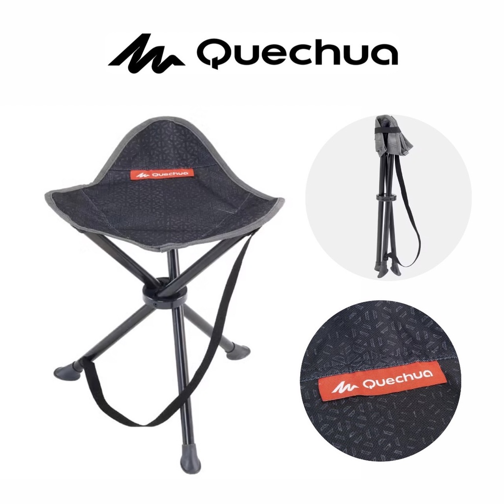 Quechua เก้าอี้สามขา เก้าอี้สำหรับตั้งแคมป์