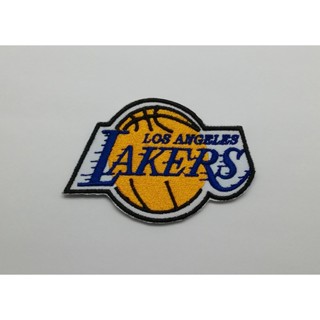 ตัวรีดติดเสื้อ Americasn football Los Angeles Lakers ตกแต่งเสื้อผ้า แจ๊คเก็ต Embroidered Iron on Patch  DIY