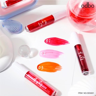 OD5001 ODBO INK DROP TINT ลิปทิ้นท์เนื้อน้ำ ทาง่ายด้วยแพ็กเกจแบบจิ้มจุ่ม ให้ฟีลลิ่งบางเบาสบายริมฝีปาก ไม่เหนียวเหนอะหนะ