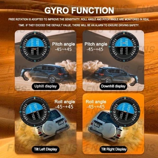 LUFI XS 2026 เกจ์วัด OBD2 มัลติฟังก์ชั่น 3 in 1 เมนูอังกฤษ Gauge OBD GPS และ Gyroscope