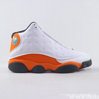 Yp56 ลูกเทนนิสบาสเก็ตบอล 6011 Air Jordan 13 Retro He Got Game 3 สีขาว สีส้ม