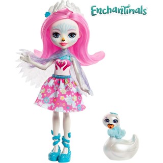 Enchantimals ตุ๊กตา เอนเชนติมอล Saffi Swan Doll ของแท้