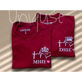 DHIE AND MHIE Red Edition Couple T-Shirts /100% Cotton / UNISEX_02