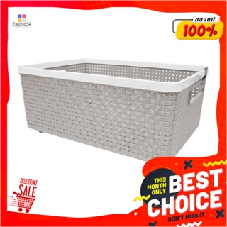 RECTANGULAR ตะกร้าผ้าเหลี่ยม IN SPACE HH-1095(L) เทาRECTANGULAR BASKET IN SPACE HH-1095(L) GREY