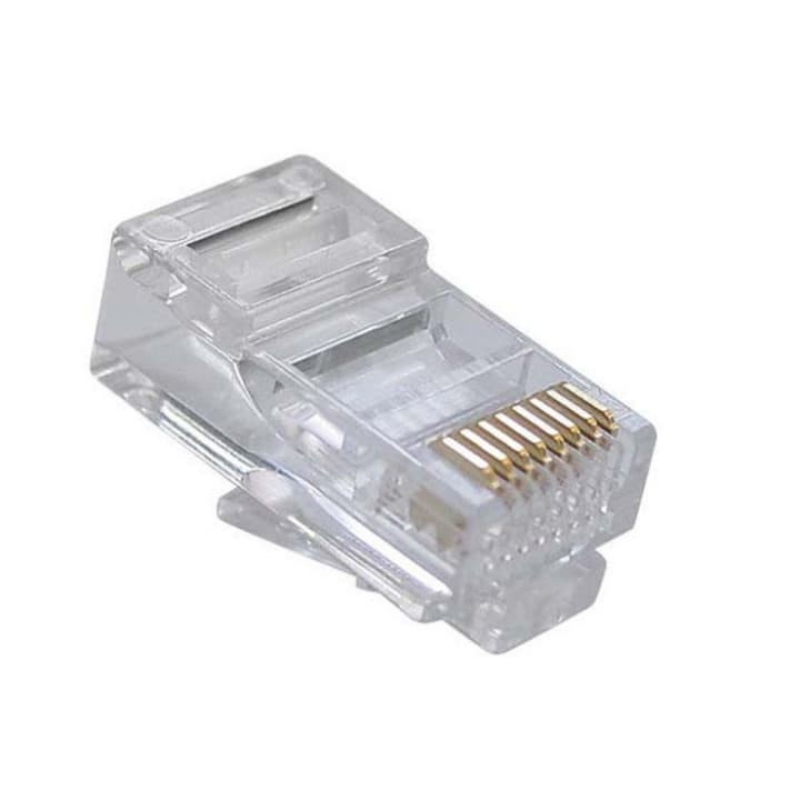 RJ45 Connector RJ45 สาย LAN Connector RJ 45 Connector RJ45 LAN สายอินเทอร์เน็ตเชื่อมต่อ UTP LAN สายห