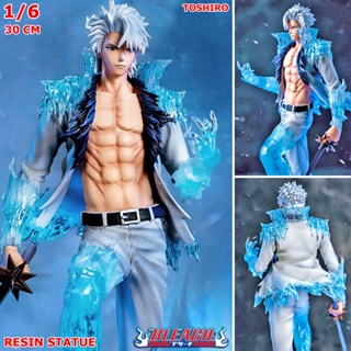 Figure ฟิกเกอร์ Cheng x Jacksdo Studio Bleach บลีช เทพมรณะ Toshiro Hitsugaya ฮิตสึกายะ โทชิโร่ 1/6 สูง 30 cm งานปั้น