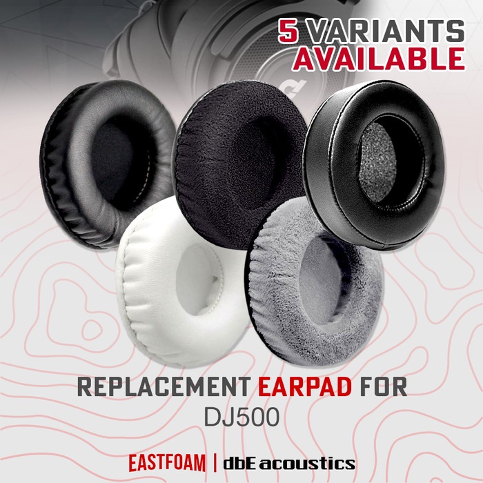 Earpad Earcup dbE Acoustics DJ500 DJ 500 DJ-500 แผ่นรองหูฟังโฟมโฟม