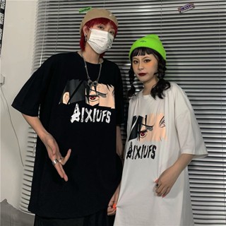 Unisex Naruto Printed T shirt Summer Mens Short Sleeve Oversize Shirt Plus Size Korean Style Trendy Casual Graphic_05