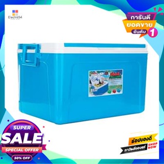 Cooler กระติกน้ำแข็งทรงเหลี่ยม Sn รุ่น 798 Expo Bl ขนาด 35 ลิตร สีฟ้าsquare Cooler Sn Model 798 Expo Bl Size 35 L. Blue