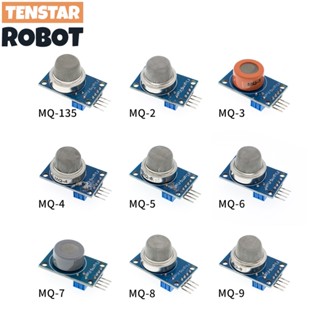 Mq เซนเซอร์ตรวจจับก๊าซแอลกอฮอล์ MQ-2 MQ-3 MQ-4 MQ-5 MQ-6 MQ-7 MQ-8 MQ-9 MQ-135 LPG CNG