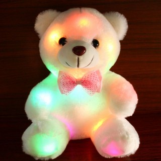 New Teddy Bear LED Stuffed Animal Plush Soft Hug Toy Baby Girls Gift