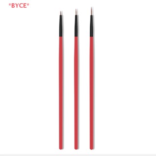 Byce&gt; ชุดแปรงปากกาอะคริลิค สําหรับตกแต่งเล็บ 5 7 11 มม. 3 ชิ้น