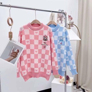 พร้อมส่ง เสื้อไหมพรม มี 2 ลาย