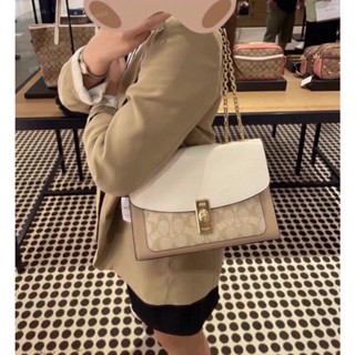 Coach 2174  กระเป๋าสะพายข้า กระเป๋าผู้หญิง Lane Sling bag women Shoulder bag Crossbody bag