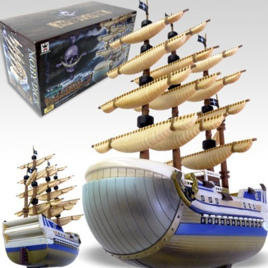 Moby Dick (แบบประกอบ) ของแท้ JP แมวทอง - Grandline Ships Banpresto [โมเดลเรือวันพีช]