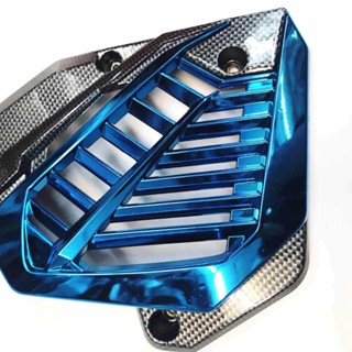 ครอบหม้อน้ำ Click125i ปี2017 คาร์บอน-ฟ้า motorcycle radiator cover T1