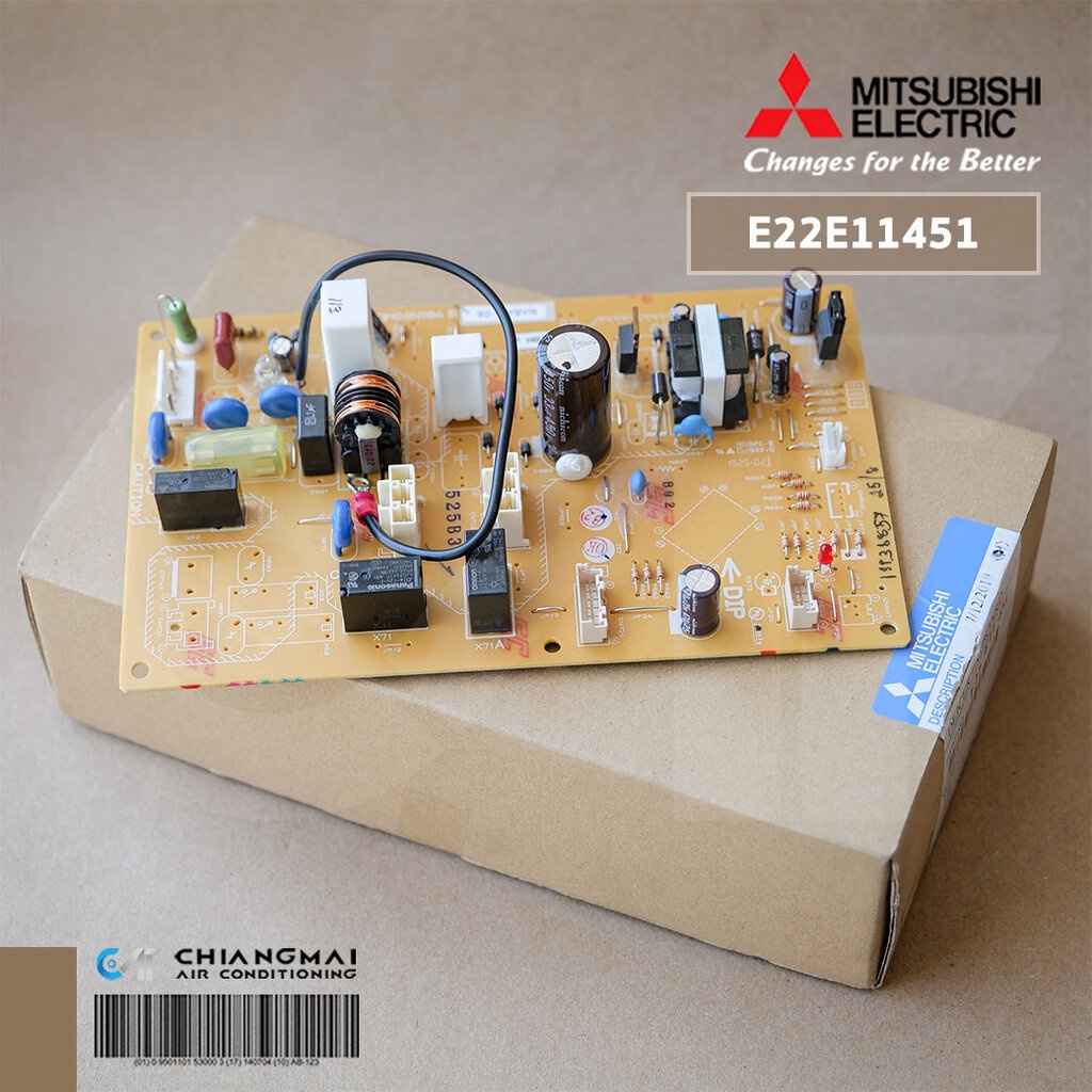 E22E11451 (MU-SE30VC) แผงวงจรแอร์ Mitsubishi Electric แผงบอร์ดคอยล์ร้อน แอร์มิตซูบิชิ
