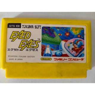 ตลับ Famicom เกม Exed Exes เกมแนวยานยิงตลุยอวกาศ