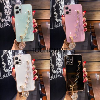 เคส Oppo Realme Narzo 50 เคส Realme 8i เคส Realme C2 เคส Realme C30 Case Realme C30S Case Realme C33 Case Realme Narzo 50i Prime Case Realme V25 Casing Cute Clover Four leaf Grass Pendant Phone Case Soft Cover โทรศัพท์มือถือนิ่ม ลายใบโคลเวอร์สี่แฉก