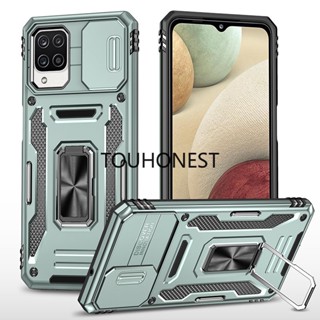 เคส Samsung Galaxy A02 เคส Samsung A02S A03S เคส Samsung A12 Case Samsung S22 Ultra Case Samsung S20 FE Case Samsung M02 M12 Case Samsung F12 Luxury Armor Shockproof Stand Holder Back Cover Cool Hard Shell PhoneCase โทรศัพท์แข็ง กันกระแทก