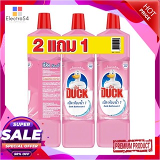 BATHROOM น้ำยาทำความสะอาดห้องน้ำ เป็ด ชมพู 900 มล. แพ็ก2แถม1BATHROOM CLEANER DUCK PINK 900ML 2FREE1