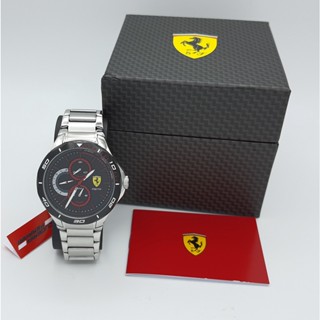 นาฬิกา FERRARI MENS 0830726 SCUDERIA PISTA QUARTZ MULTIFUNCTION พร้อมกล่อง (ใหม่)