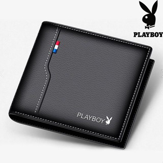 Uvrk Playboy plb0889 กระเป๋าสตางค์หนัง แนวนอน