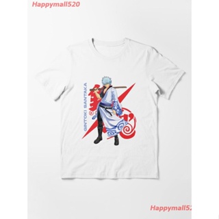 เสื้อยืดลำลอง2022 Gintama - Sakata Gintoki Essential T-Shirt เสื้อยืดพิมพ์ลายการ์ตูนมังงะ ดผ้าเด้ง คอกลม cotton แฟช_08