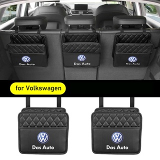 กระเป๋าเก็บของ อเนกประสงค์ แบบแขวนหลังเบาะรถยนต์ สําหรับ Volkswagen VW Polo golf Vento Passat Tiguan GTI จํานวน 1 ชิ้น