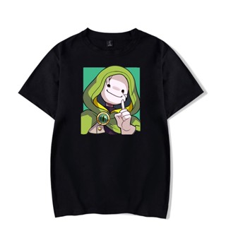 Dream Smp Kawai เสื้อยืดลําลอง แขนสั้น พิมพ์ลายตัวอักษร ใส่สบาย แฟชั่นฤดูร้อน