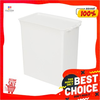 PLASTIC กล่องพลาสติกรีฟิล STACKO PURE 1.5 ลิตร 14x7.9x14.8 ซม. สีขาวPLASTIC LAUNDRY POWDER STORAGE BOX STACKO PURE 1.5L