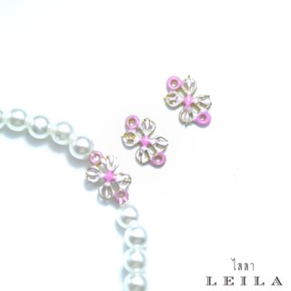 Leila Amulets วชิรัม Baby Leila Collection สีชมพู (พร้อมกำไลสวยงามตามรูป)