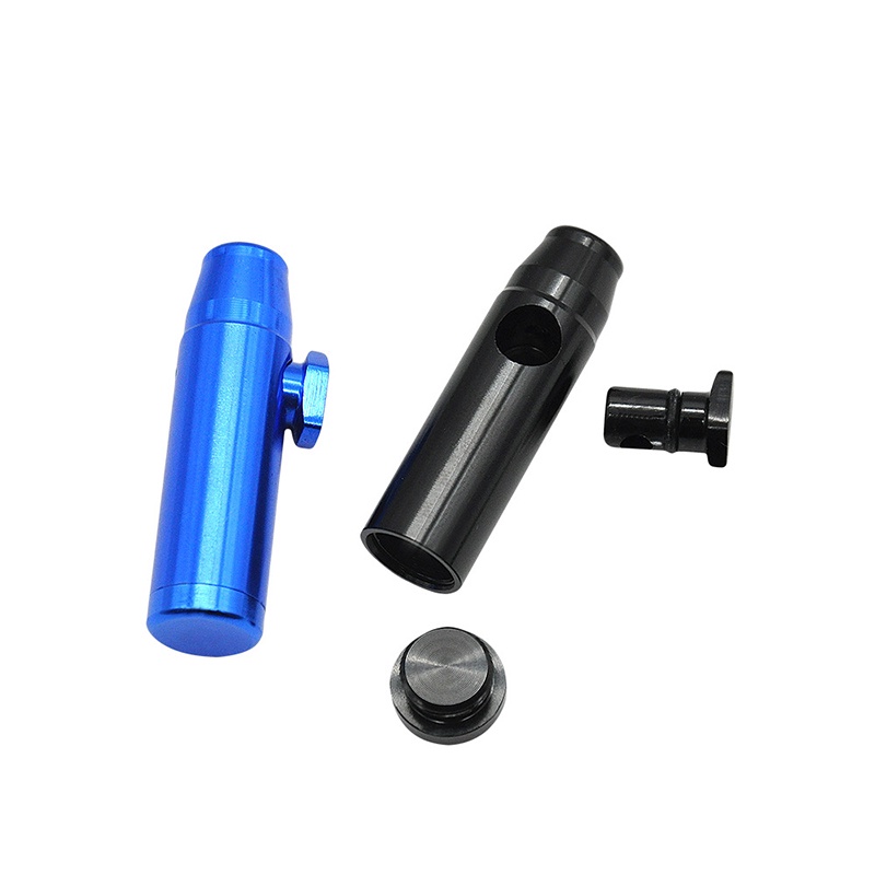 1 ชิ้น แบน กระสุน โลหะ จรวด ชนิดตรง sniffer Snorter